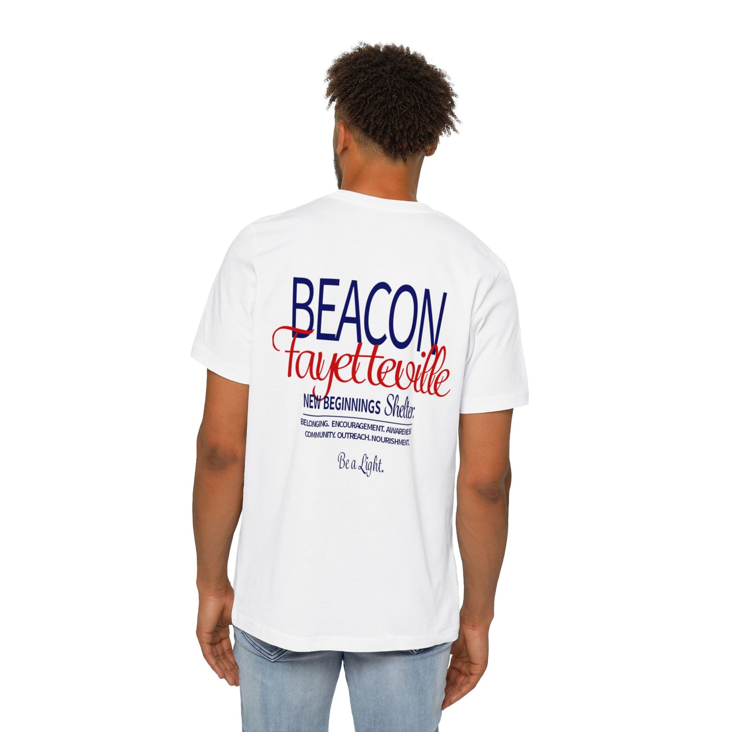 Beacon Fayetteville T-Shirt — New Beginnings Shelter Support Tee