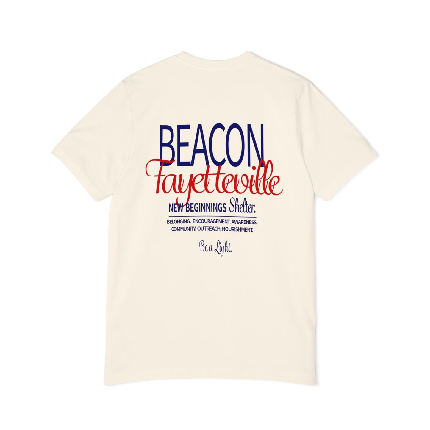 Beacon Fayetteville T-Shirt — New Beginnings Shelter Support Tee