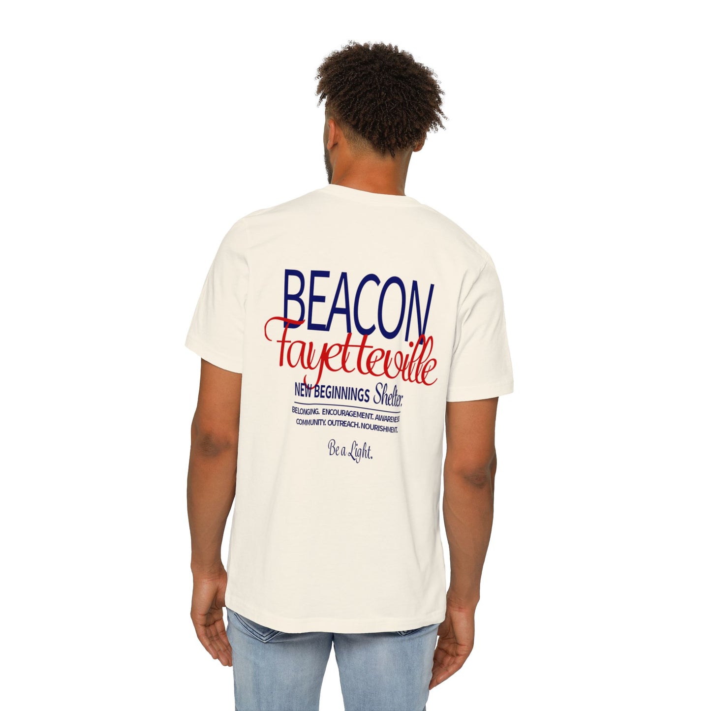 Beacon Fayetteville T-Shirt — New Beginnings Shelter Support Tee